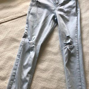 Old Navy Rockstar Super Skinny High-rise Distressed Jeans